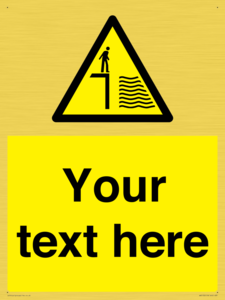 Custom Deep Water Sign